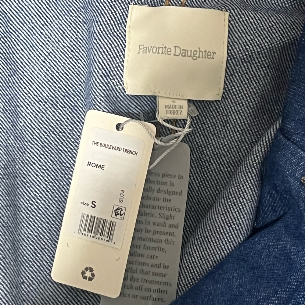 Favorite Daughter Boulevard Denim Trench Coat - Picture 11 of 11